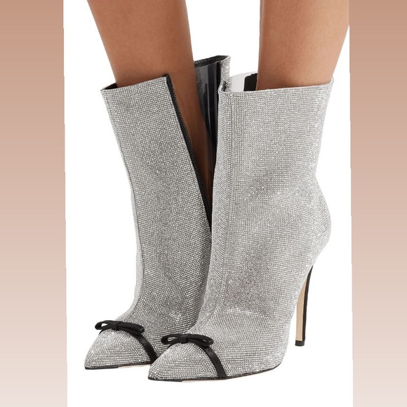 Marco De Vincenzo Crystal Boots Booties 37 NWT - Picture 2 of 16
